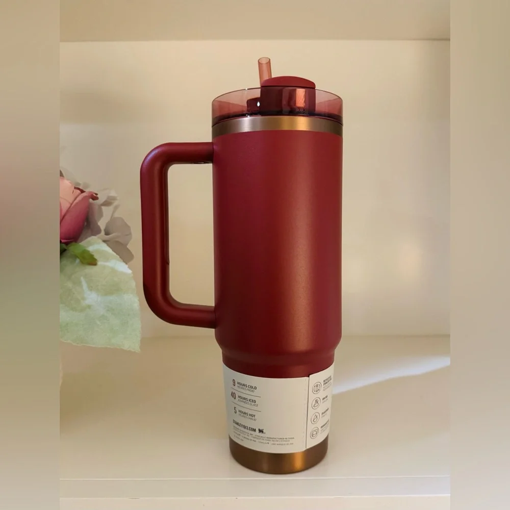 🎉LAST PIECE🎉Stanley‎ 30 oz. Quencher H2.0 FlowState Tumbler Glided Pomegranate